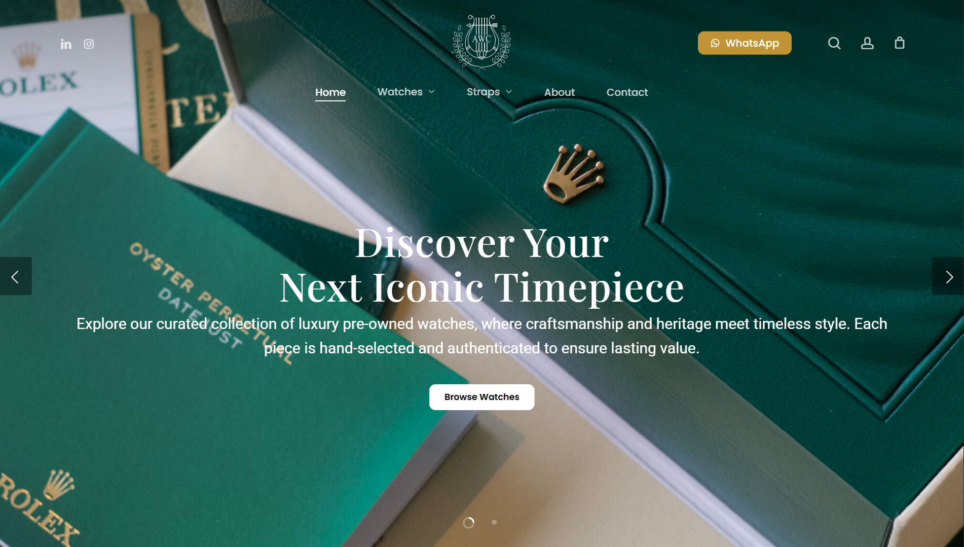 Custom WooCommerce Webshop for Apollo Watch Company